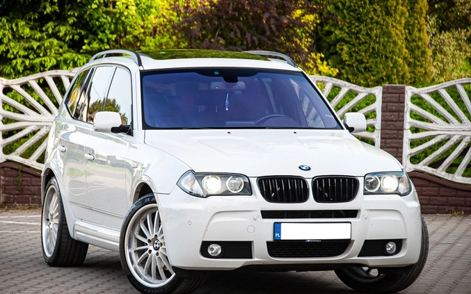BMW X3 cena 39900 przebieg: 229000, rok produkcji 2008 z Jedwabne małe 781